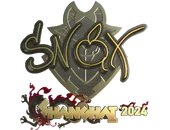 Sticker | Snax (Gold) | Shanghai 2024 image