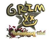 Sticker | Grim (Gold) | Shanghai 2024 image