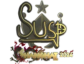 Sticker | susp (Gold) | Shanghai 2024 image