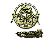 Sticker | maden (Gold) | Antwerp 2022 image