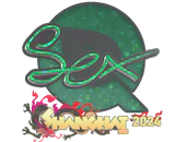 Sticker | dexter (Glitter) | Shanghai 2024 image