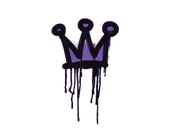 Sealed Graffiti | Little Crown (Monster Purple) image