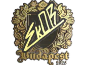 Sticker | sk0R (Gold) | Budapest 2025 image