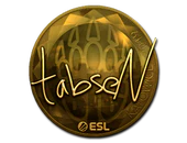 Sticker | tabseN (Gold) | Katowice 2019 image