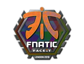 Sticker | Fnatic (Holo) | London 2018 image