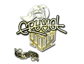 Sticker | CRUC1AL (Gold) | Paris 2023 image