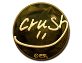 Sticker | crush (Gold) | Katowice 2019 image