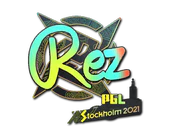 Sticker | REZ (Holo) | Stockholm 2021 image