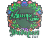 Sticker | noway (Embroidered) | Budapest 2025 image