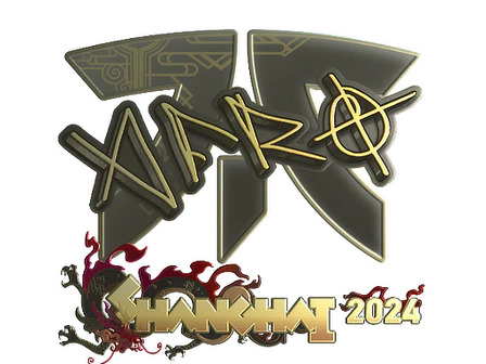 Sticker | afro (Gold) | Shanghai 2024 image