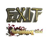 Sticker | exit (Gold) | Shanghai 2024 image