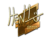 Sticker | HEN1 (Gold) | Boston 2018 image