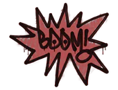 Sealed Graffiti | BOOM (Blood Red) image