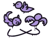 Sealed Graffiti | Dizzy (Violent Violet) image