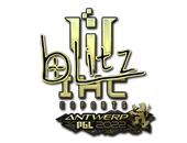 Sticker | bLitz (Gold) | Antwerp 2022 image