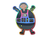 Sticker | Poorly Drawn Ava (Holo) image