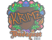 Sticker | KRIMZ (Embroidered) | Budapest 2025 image