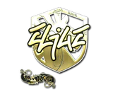 Sticker | EliGE (Gold) | Paris 2023 image