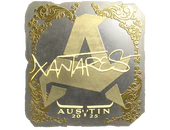 Sticker | XANTARES (Gold) | Austin 2025 image