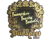 Sticker | Bart4k (Gold) | Budapest 2025 image