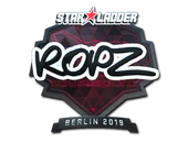 Sticker | ropz (Foil) | Berlin 2019 image