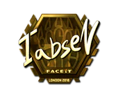 Sticker | tabseN (Gold) | London 2018 image