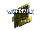 Sticker | waterfaLLZ (Foil) | Boston 2018 image
