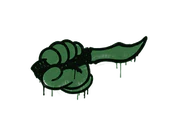 Sealed Graffiti | Backstab (Jungle Green) image
