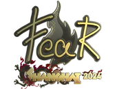 Sticker | fEAR (Gold) | Shanghai 2024 image