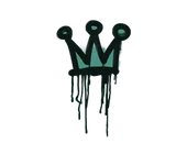 Sealed Graffiti | Little Crown (Frog Green) image