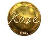 Sticker | Kaze (Gold) | Katowice 2019 image