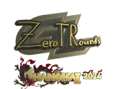 Sticker | ztr (Gold) | Shanghai 2024 image