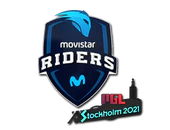 Sticker | Movistar Riders | Stockholm 2021 image