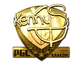 Sticker | kennyS (Gold) | Krakow 2017 image
