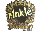 Sticker | r1nkle (Gold) | Budapest 2025 image