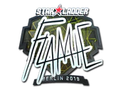 Sticker | flamie (Foil) | Berlin 2019 image