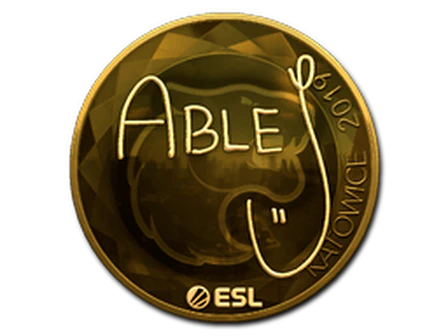 Sticker | ableJ (Gold) | Katowice 2019 image