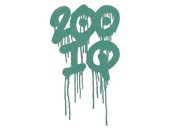 Sealed Graffiti | 200 IQ (Frog Green) image