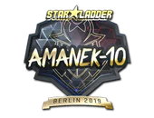 Sticker | AmaNEk (Gold) | Berlin 2019 image