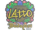 Sticker | latto (Embroidered) | Budapest 2025 image