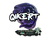 Sticker | qikert (Glitter) | Antwerp 2022 image