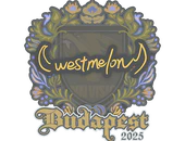 Sticker | westmelon | Budapest 2025 image