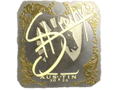 Sticker | siuhy (Gold) | Austin 2025 image
