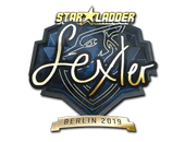 Sticker | dexter (Gold) | Berlin 2019 image