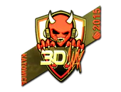 Sticker | 3DMAX (Gold) | Katowice 2015 image