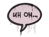 Sealed Graffiti | Uh Oh (War Pig Pink) image