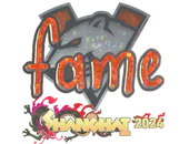 Sticker | fame (Glitter) | Shanghai 2024 image