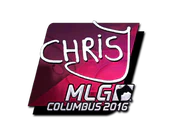 Sticker | chrisJ (Foil) | MLG Columbus 2016 image