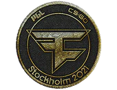 Patch | FaZe Clan (Gold) | Stockholm 2021 image
