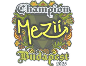Sticker | mezii (Champion) | Budapest 2025 image